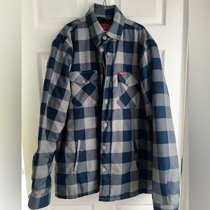 Dixxon Mancave flannel jacket large